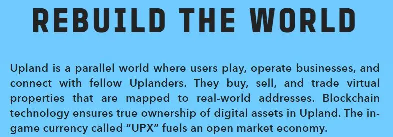 Rebuild the world