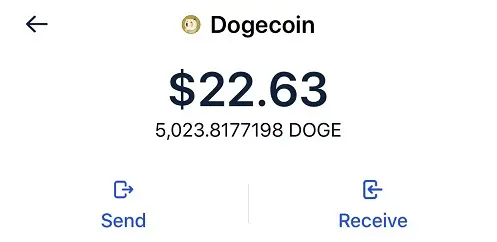 wallet amount