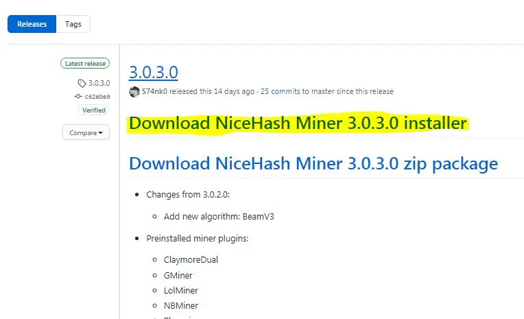 NiceHash Miner Installer