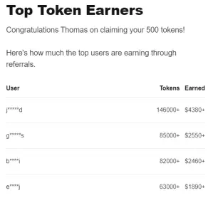 Top Token Claimer