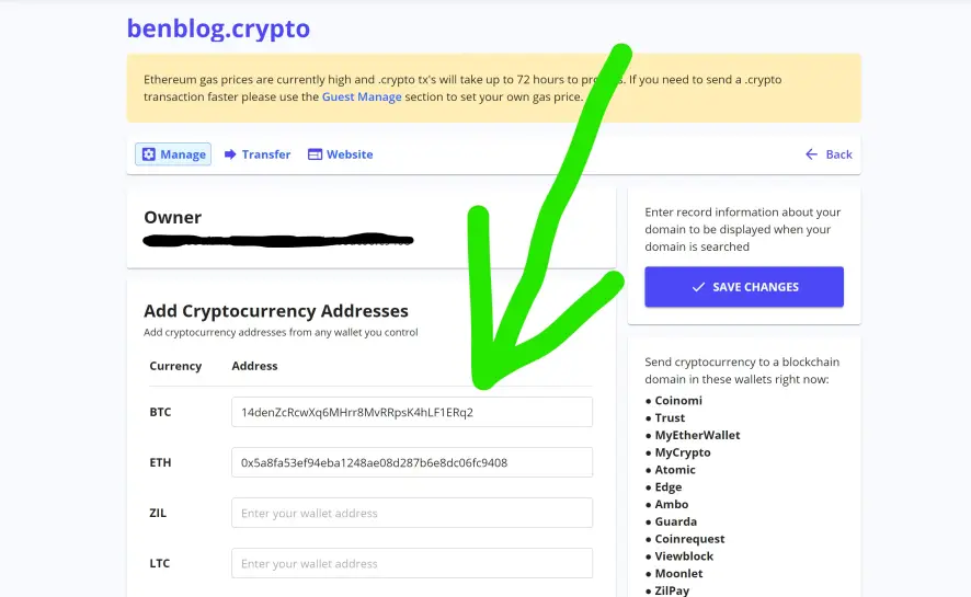 unstoppable domains