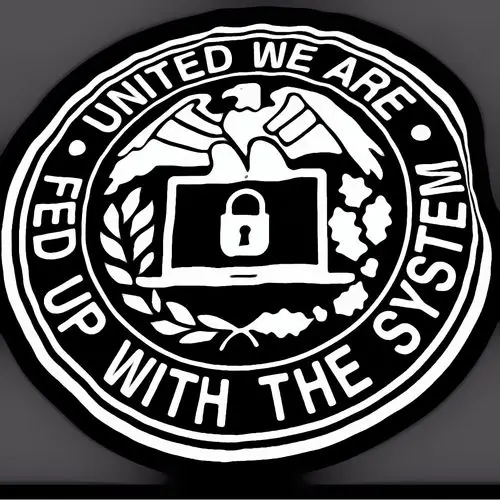 A seal with the words