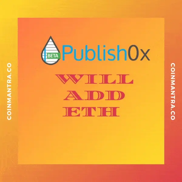 Publish0x will add ETH
