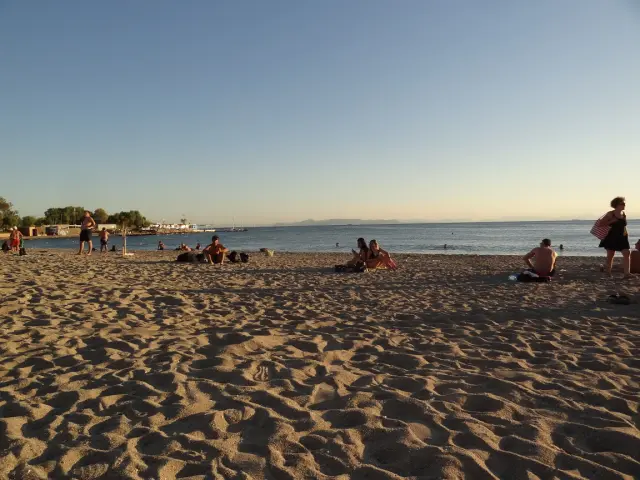 Greece - Around Athens - Alimos - Beaches - Loutra Beach: Beach