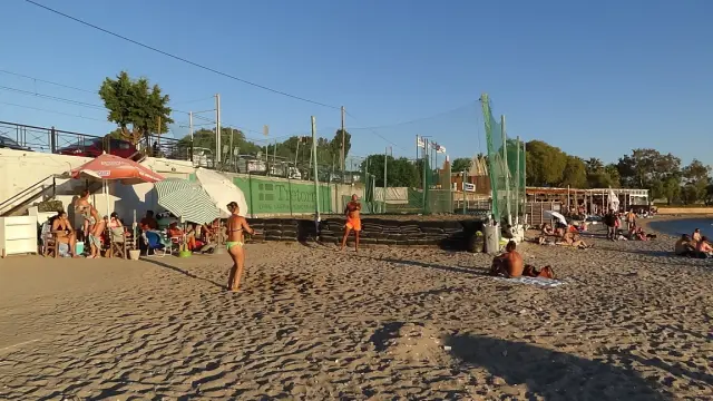 Greece - Around Athens - Alimos - Beaches - Loutra Beach: Beach Activities