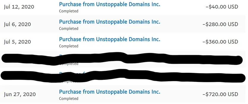 unstoppable domains