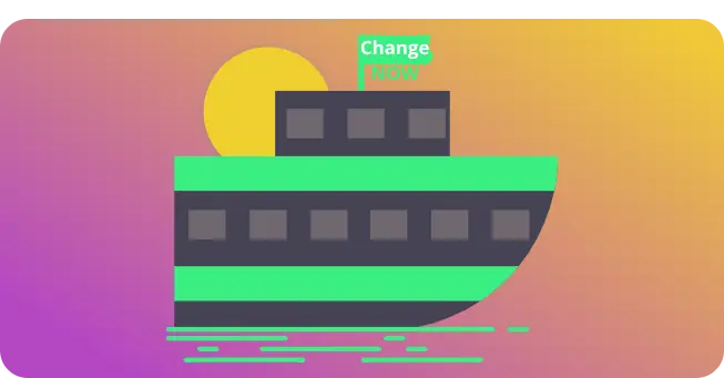 Ship sailing