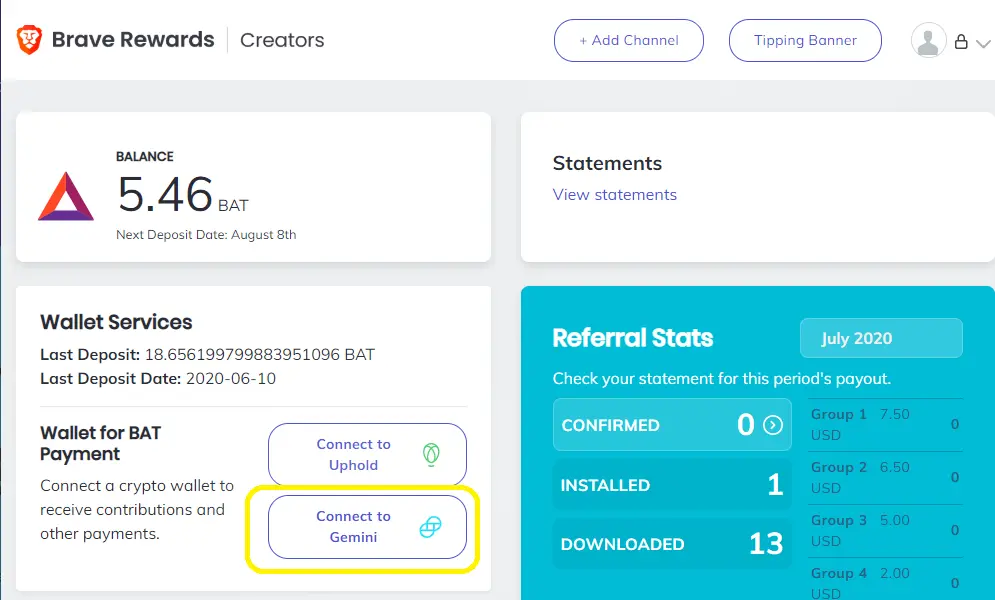new wallet connect