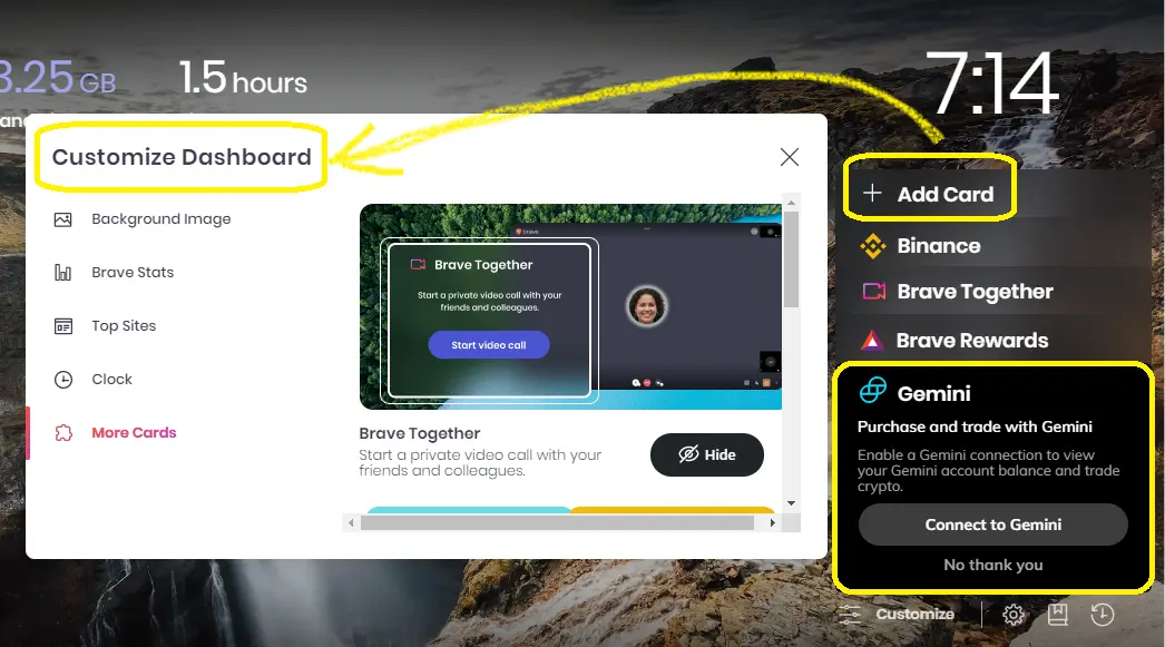 custom dashboard