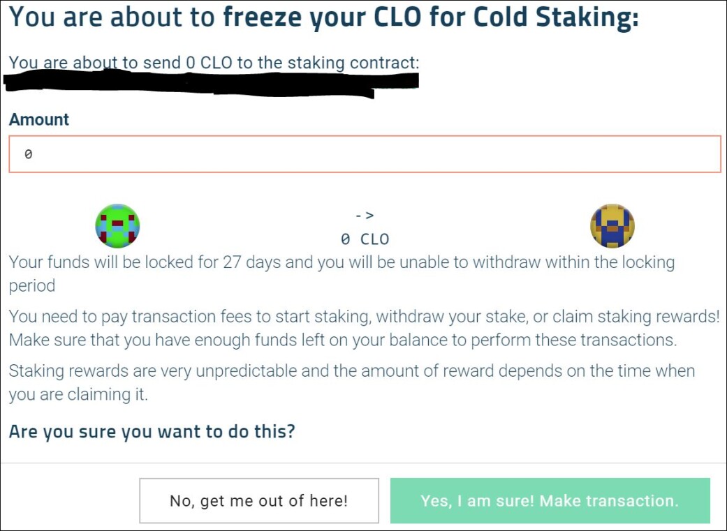 staking clo end