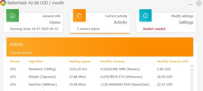 Betterhash miner overview