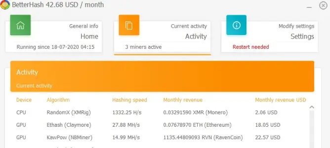 Betterhash miner overview