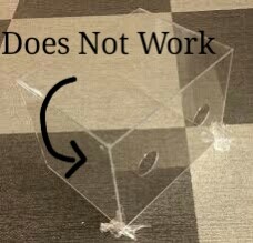 Aerosol box does not work
