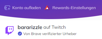 Bararizzle Brave verifizierter Urheber
