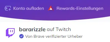 Bararizzle Brave verifizierter Urheber