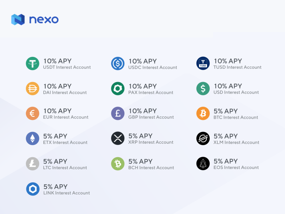 Nexo Menu