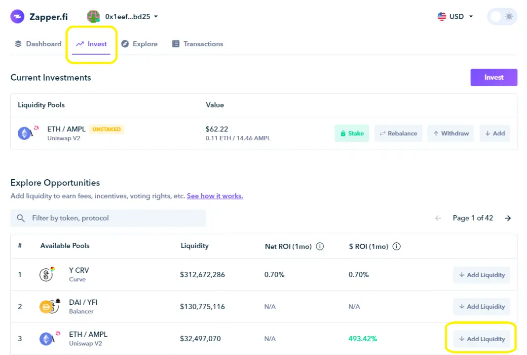 zapperfi invest