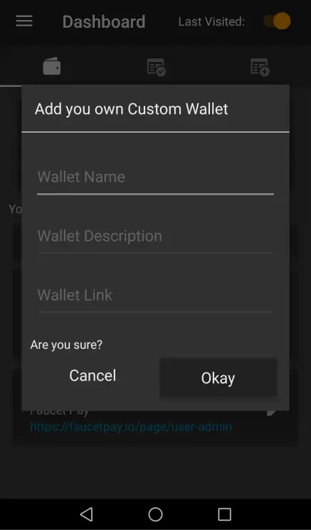 add wallet 2