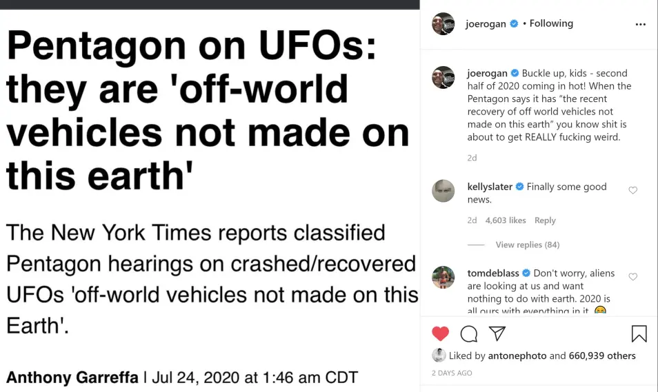 joe rogan ufo