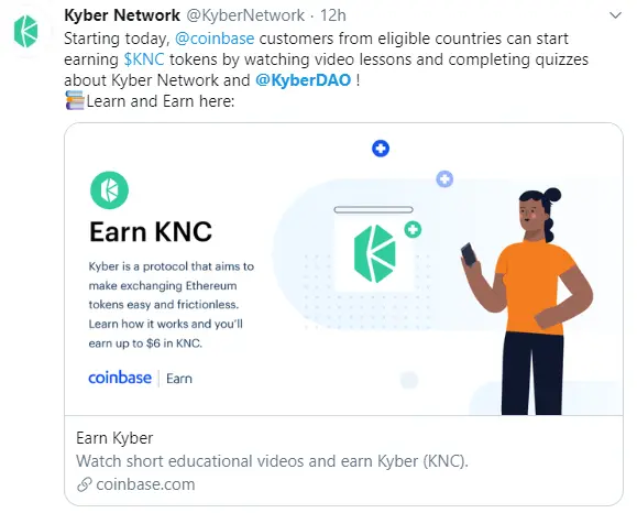 KNC earn