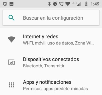 Aplicaciones instaladas