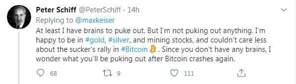 Peter Schiff Tweet