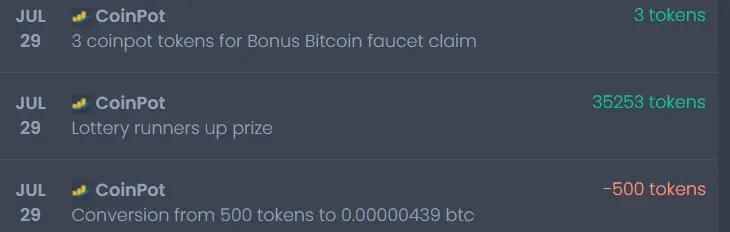 lottery winnings