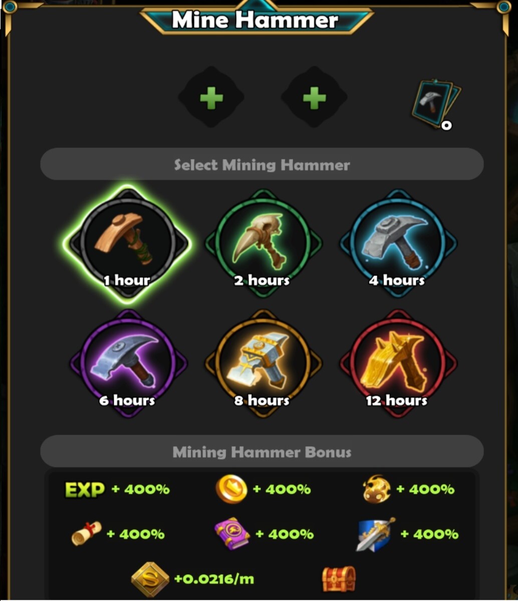Mine hammer