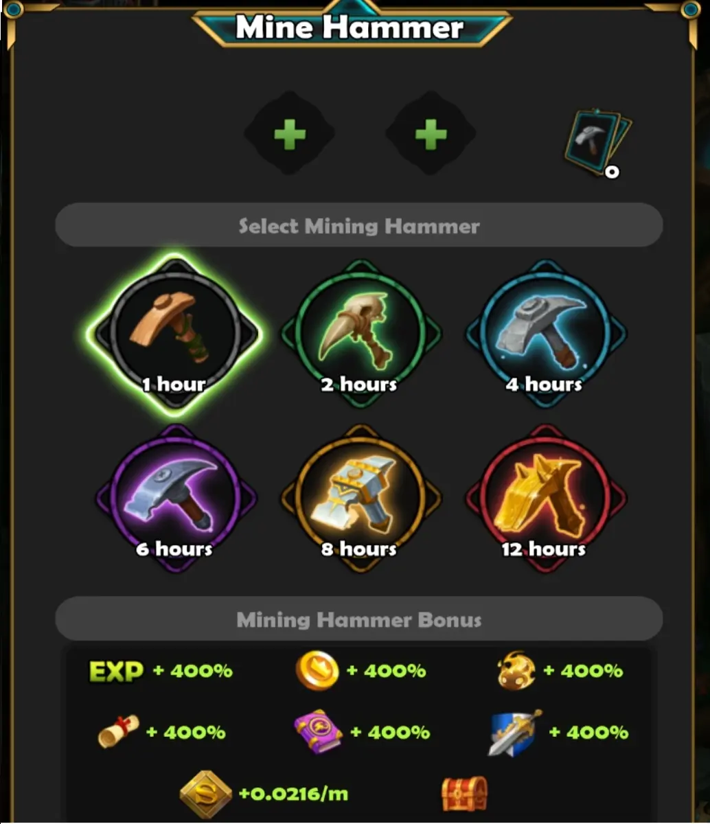 Mine hammer