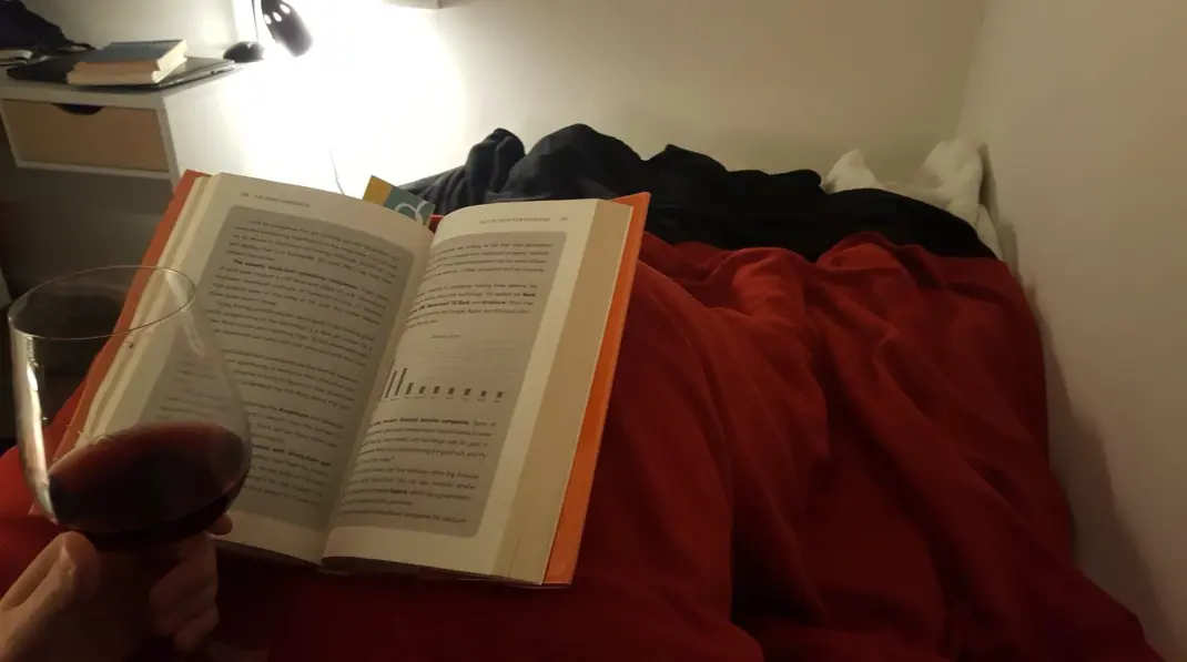 book in bed