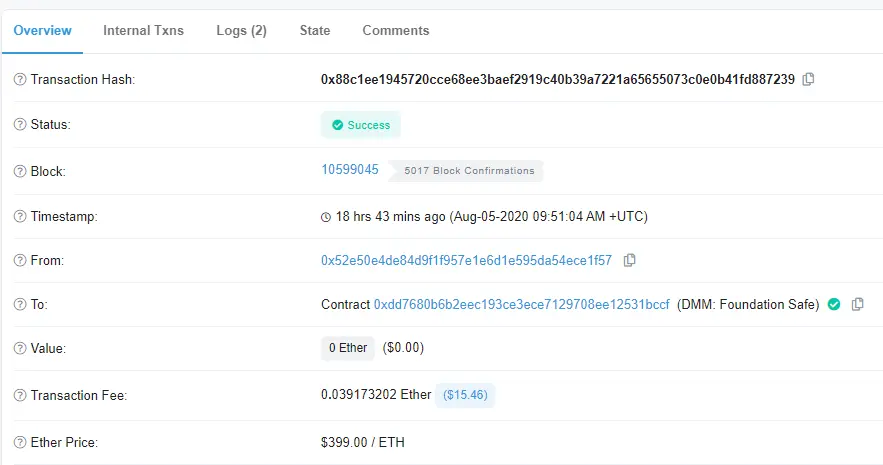 USDT Proposal & Etherscan