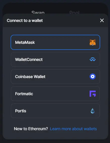 Connect to a wallet