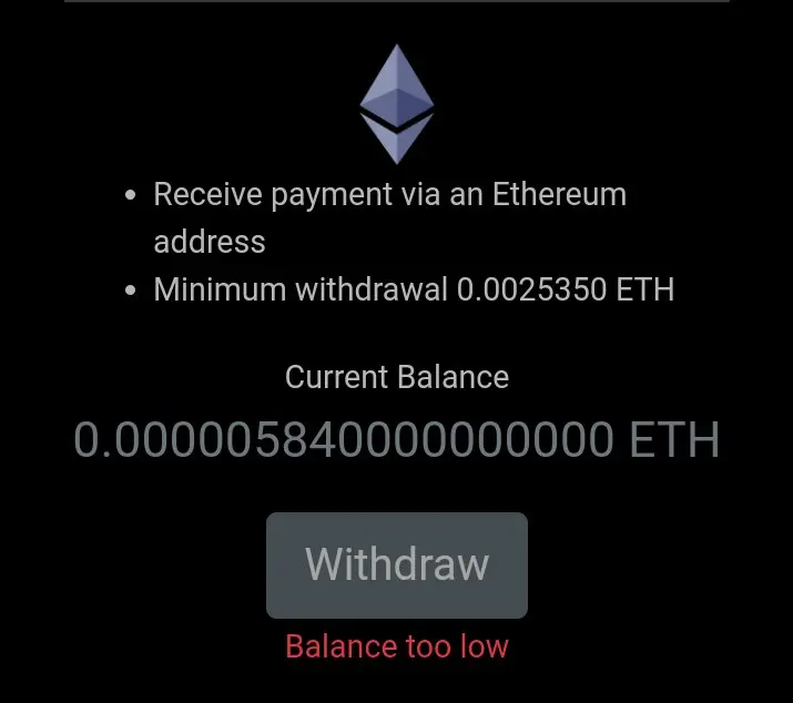 ETHEREUM WITHDRAWAL?!!!