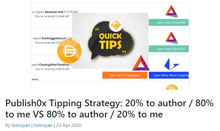 tip strategy