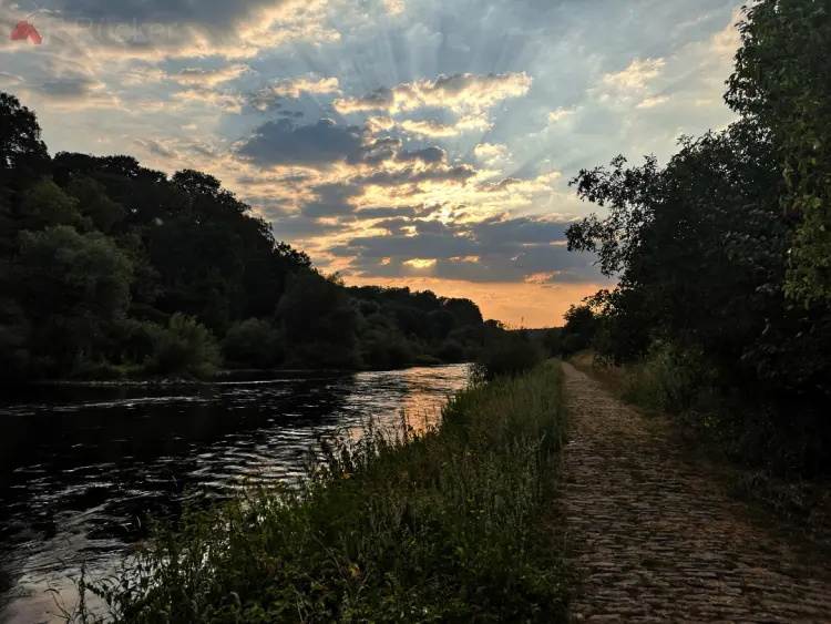 The Ruhr at evening