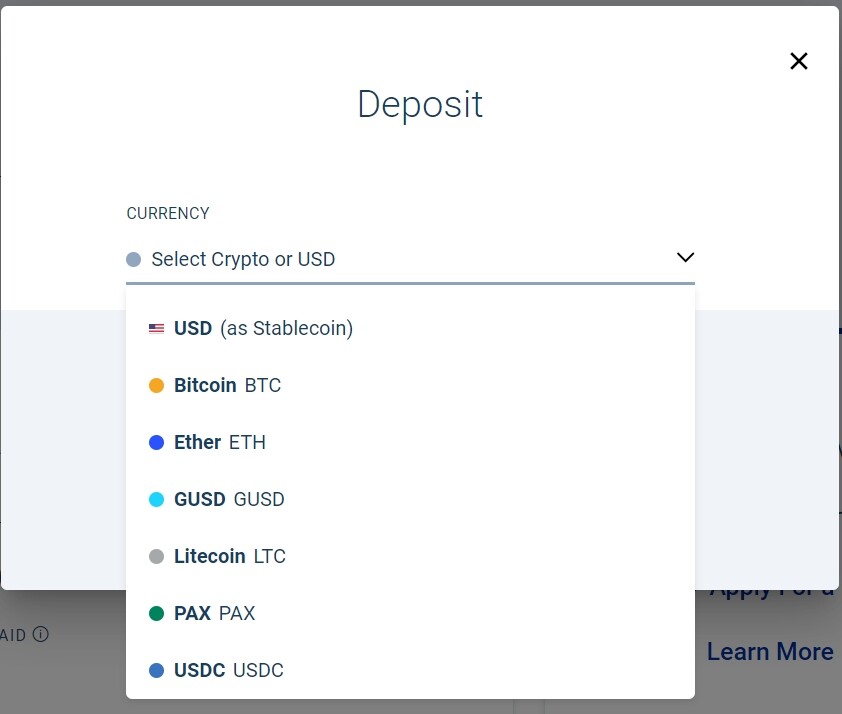 blockfi deposit options