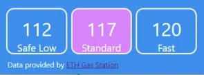 EthGasStation extension