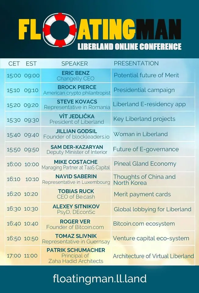 Floating Man 2020 – LIBERLAND ONLINE CONFERENCE