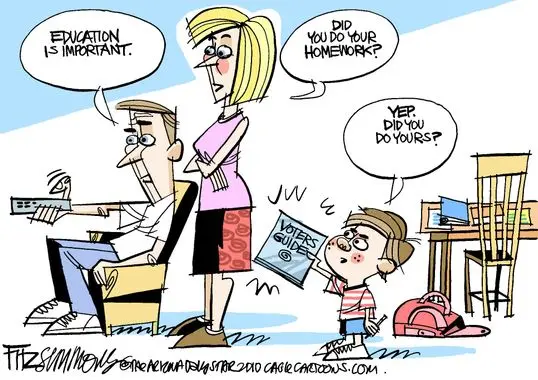 Voting to Stay or to walk, its regime behavior dependent