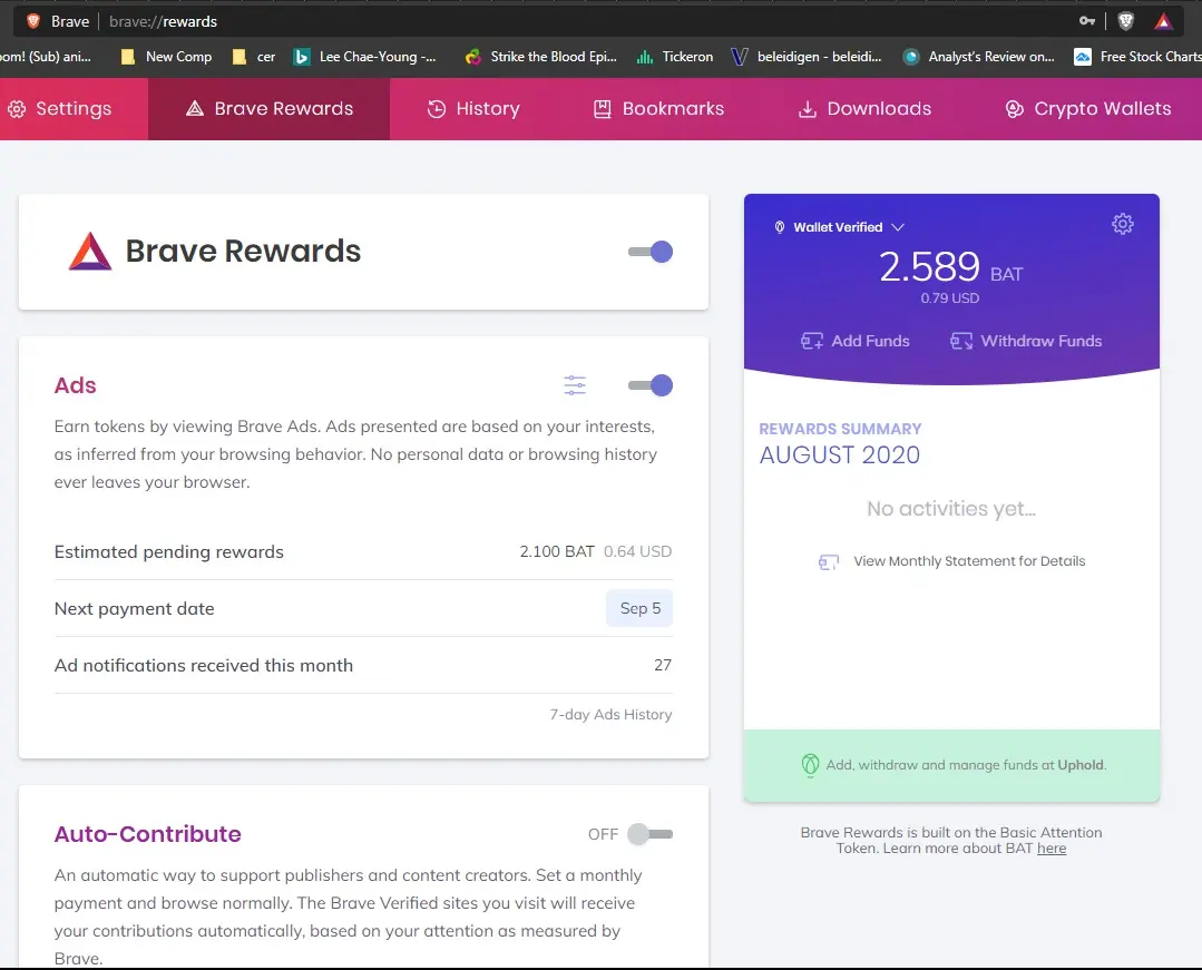 Rewards Page