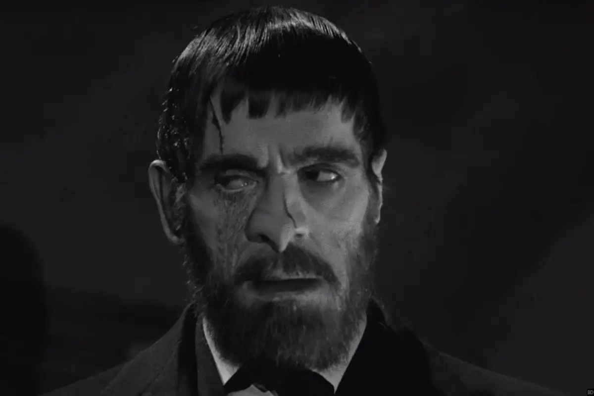 Boris Karloff as the butler