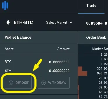 Deposit ETH