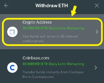 External Crypto Address