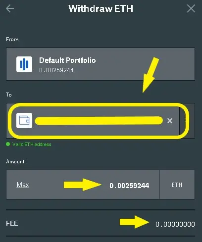 BlockFi ETH wallet address