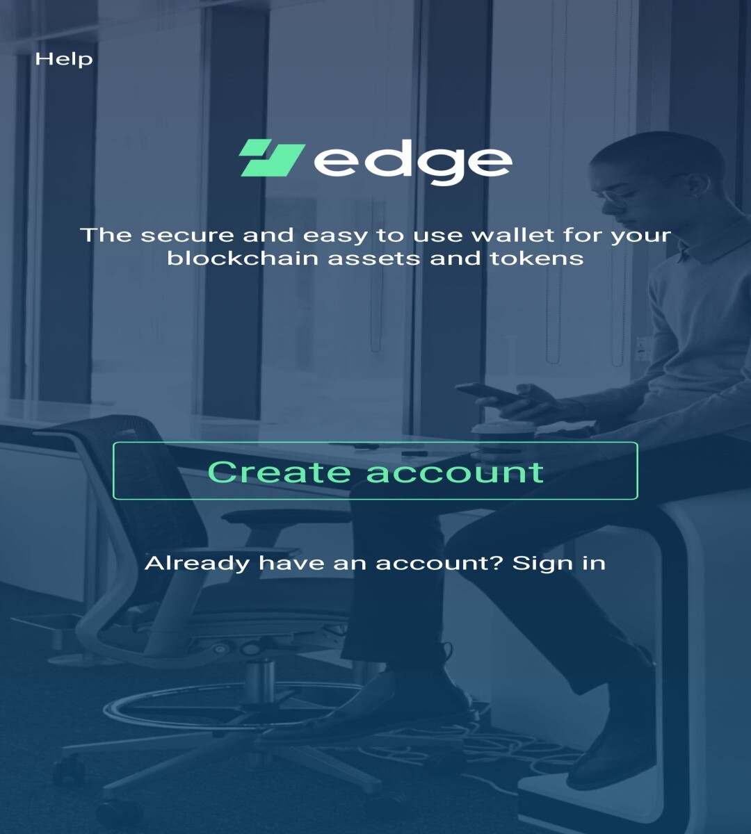 Edge Wallet - First Screen | deardanielim