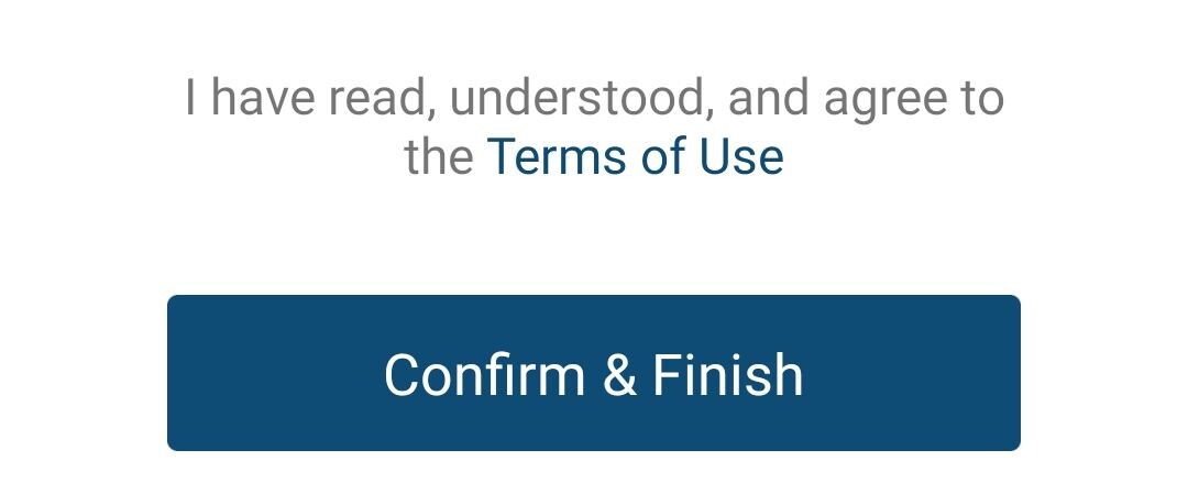 Confirm & Finish | deardanielim