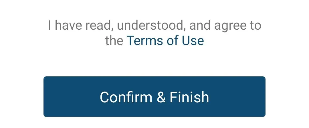Confirm & Finish | deardanielim