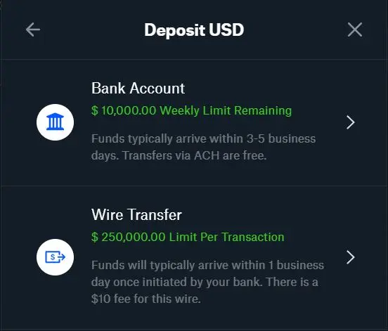 ACH transfer with no fees