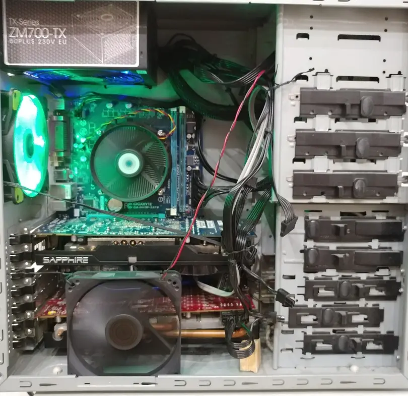 2 GPU rig in ATX