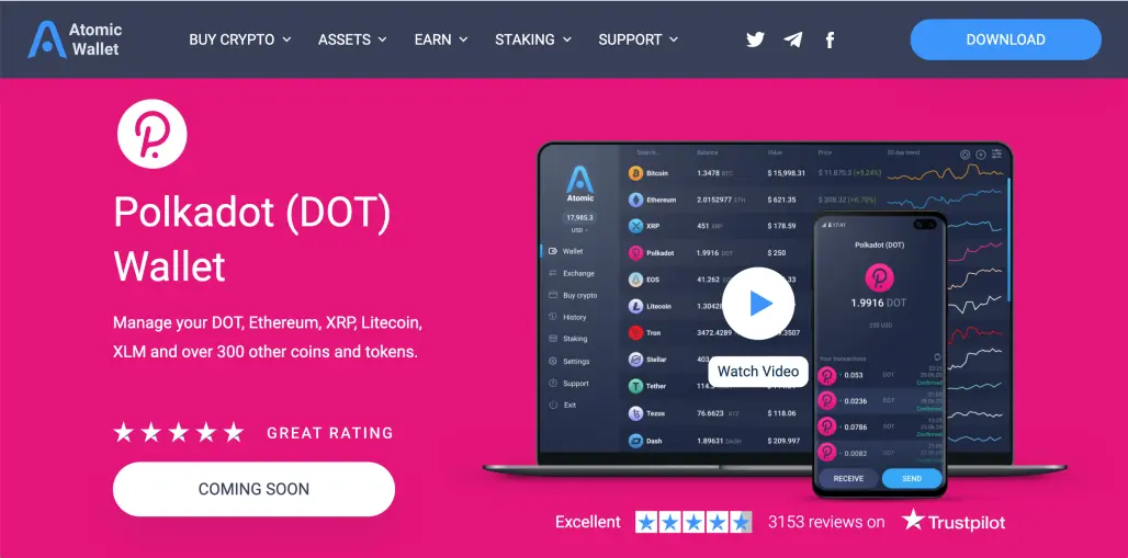 DOT Wallet coming soon